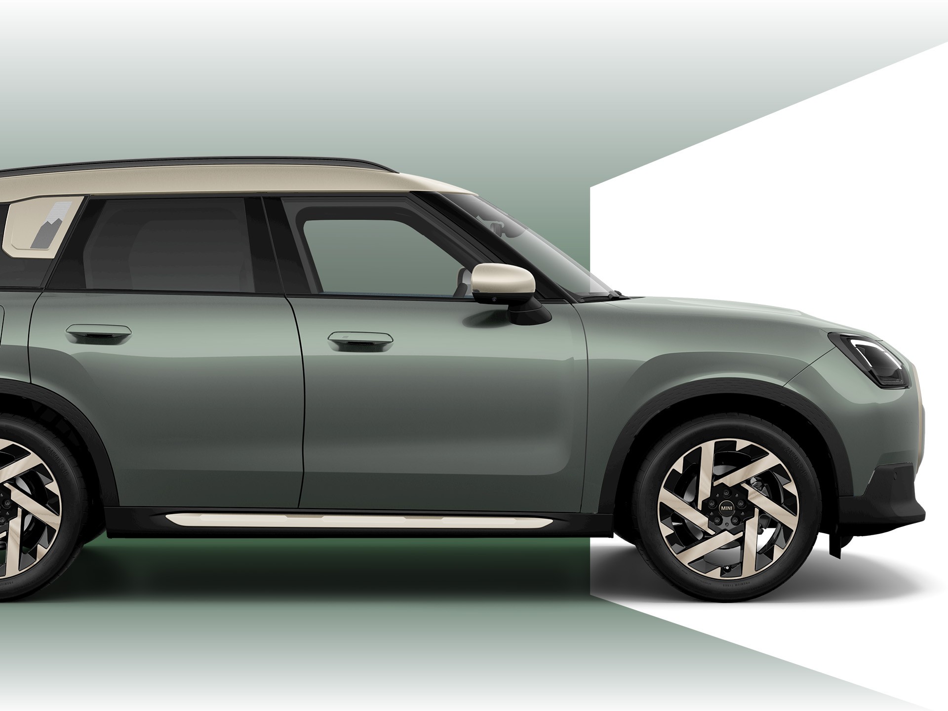 MINI Countryman - размери - изглед отстрани